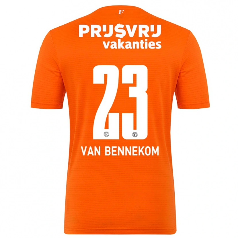 Danxen Damen Duron van Bennekom #23 Trikot Orange Schwarz Torwarttrikot 2025/26