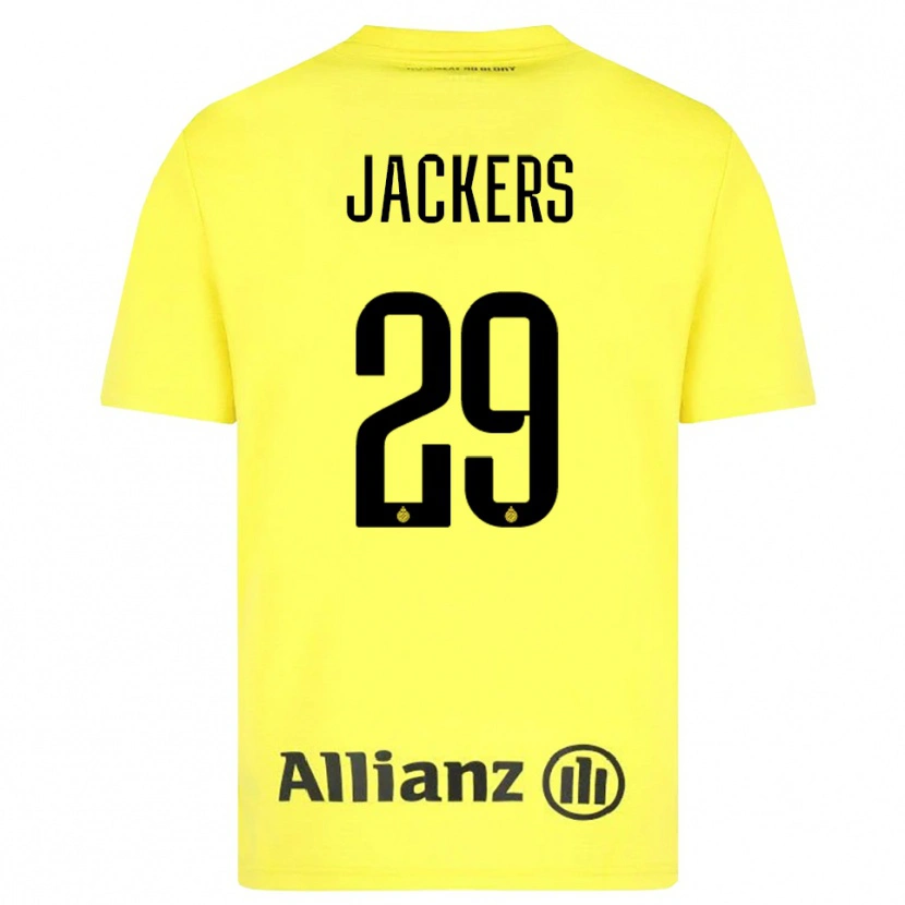Danxen Damen Nordin Jackers #29 Trikot Gelb Schwarz Torwarttrikot 2025/26