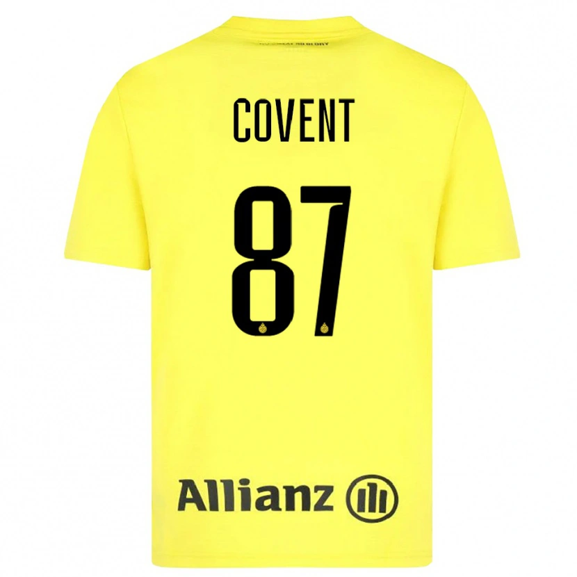 Danxen Damen Jorijn Covent #87 Trikot Gelb Schwarz Torwarttrikot 2025/26