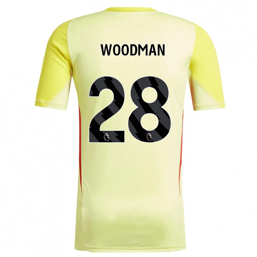 Danxen Damen Freddie Woodman #28 Trikot Gelb Rot Torwarttrikot 2025/26