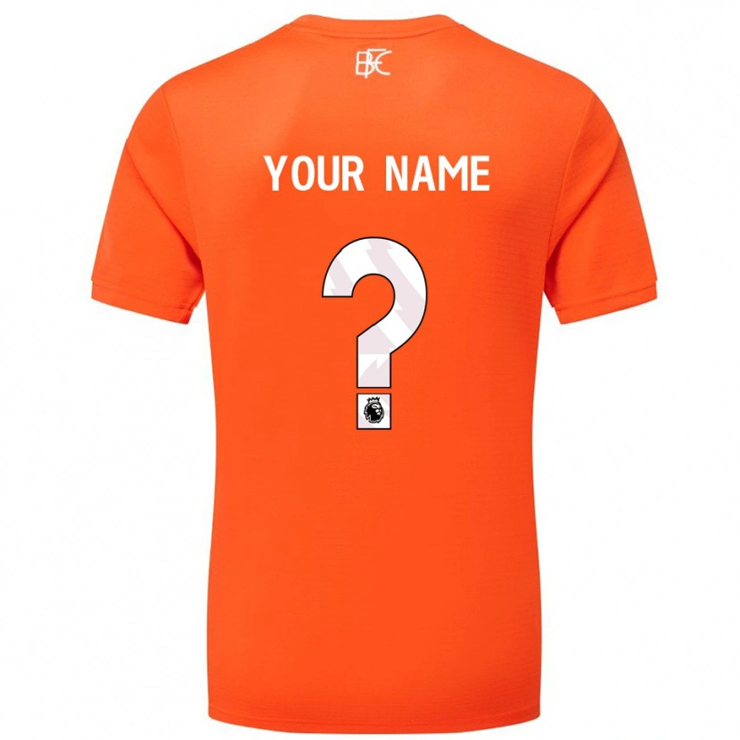 Danxen Damen Burnley FC Orange Weiß Trikot Torwarttrikot 2025/26