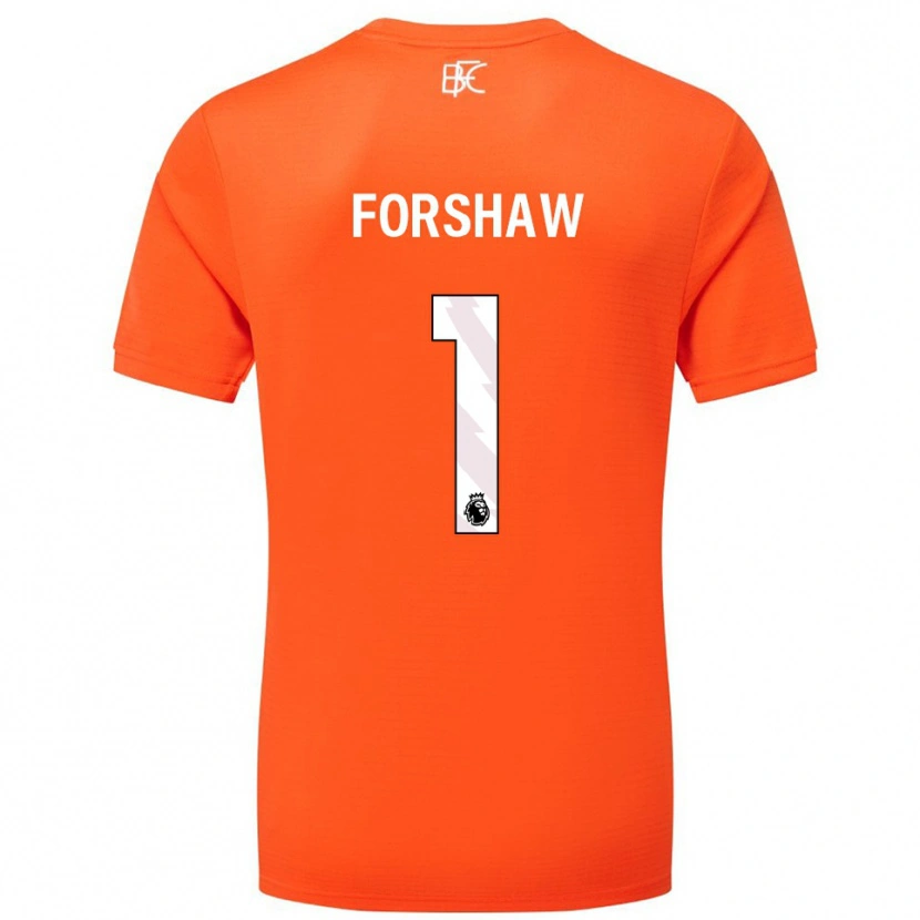 Danxen Damen Lewis Forshaw #1 Trikot Orange Weiß Torwarttrikot 2025/26