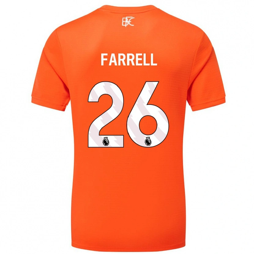 Danxen Damen Lucy Farrell #26 Trikot Orange Weiß Torwarttrikot 2025/26