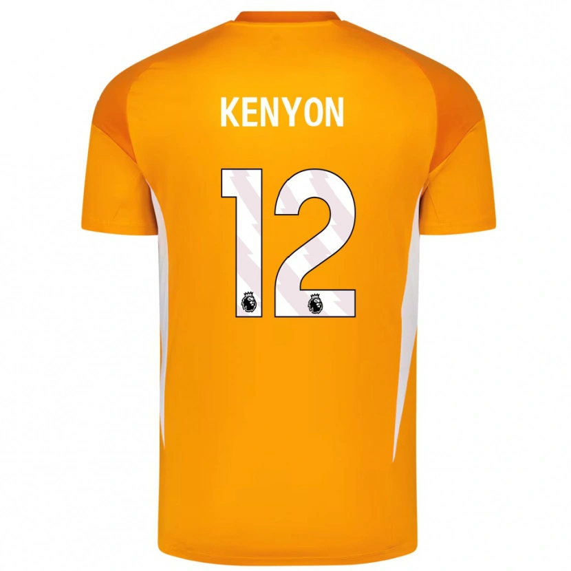 Danxen Damen George Kenyon #12 Trikot Orange Weiß Torwarttrikot 2025/26