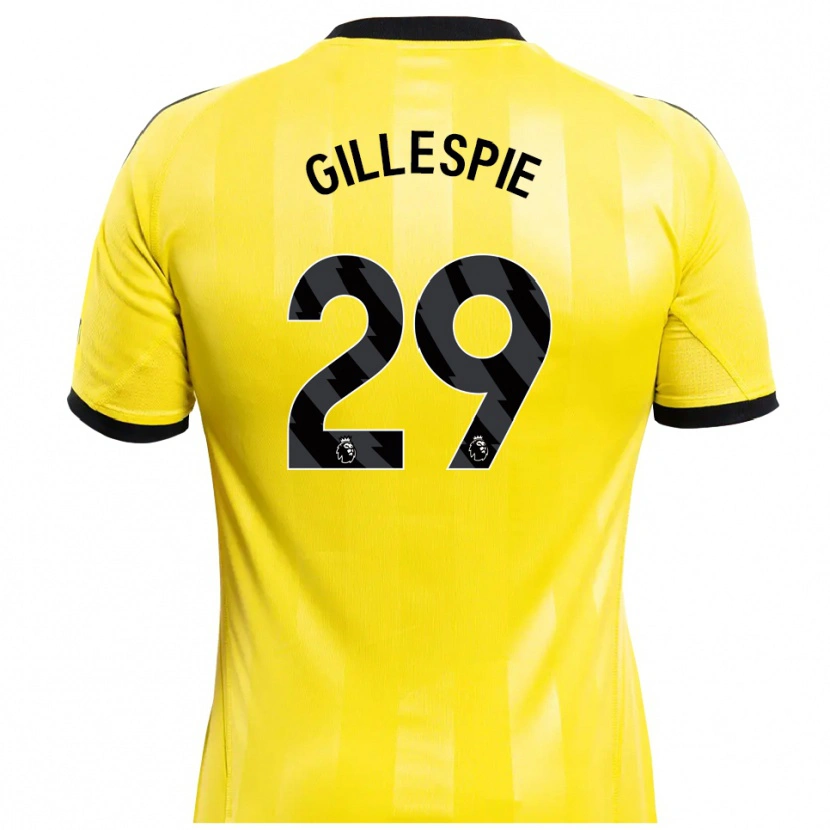 Danxen Damen Mark Gillespie #29 Trikot Gelb Schwarz Torwarttrikot 2025/26