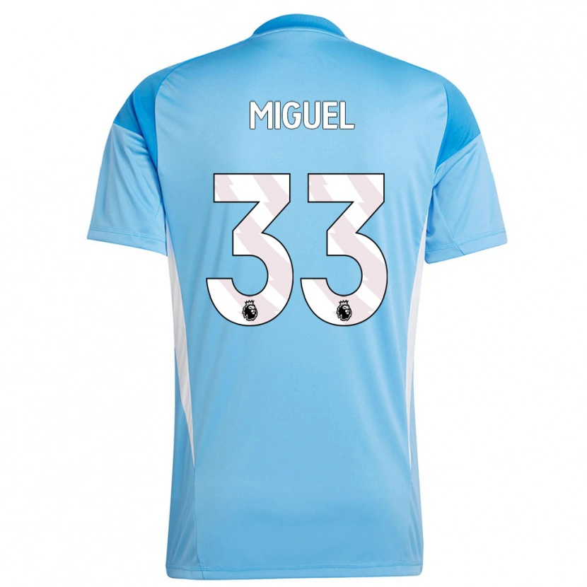 Danxen Damen Carlos Miguel #33 Trikot Blau Weiß Torwarttrikot 2025/26