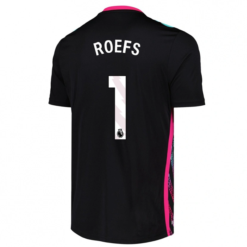 Danxen Damen Robin Roefs #1 Trikot Schwarz Weiß Torwarttrikot 2025/26