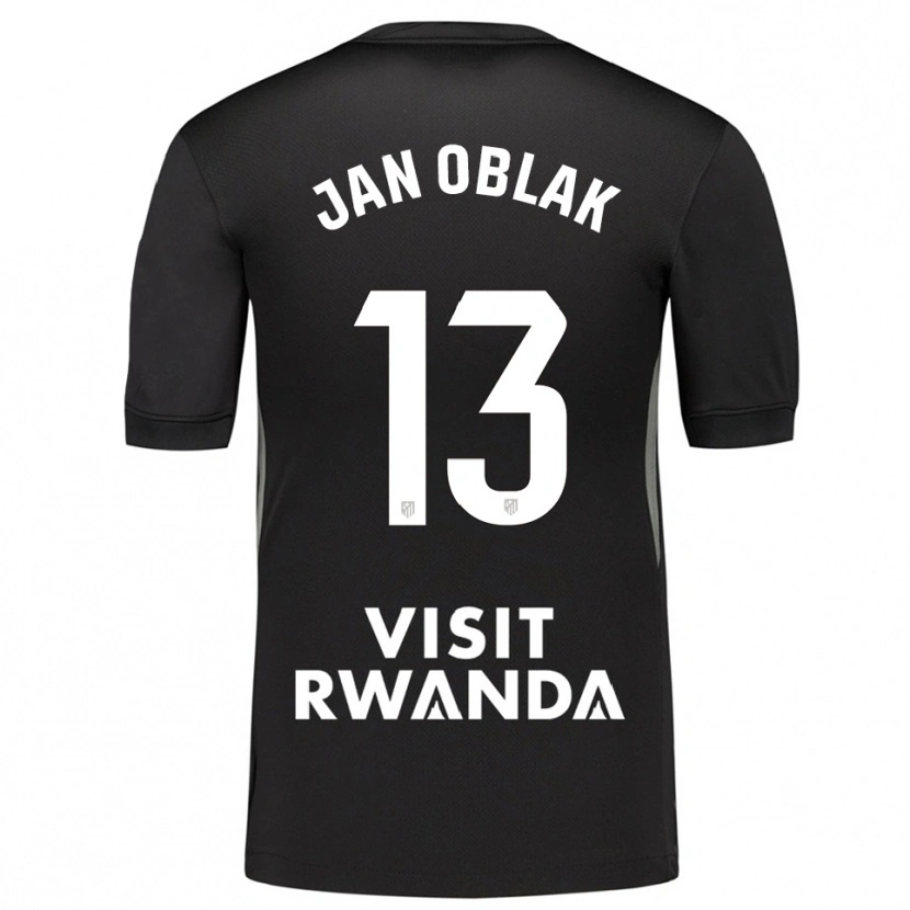 Danxen Damen Jan Oblak #13 Trikot Schwarz Weiß Torwarttrikot 2025/26
