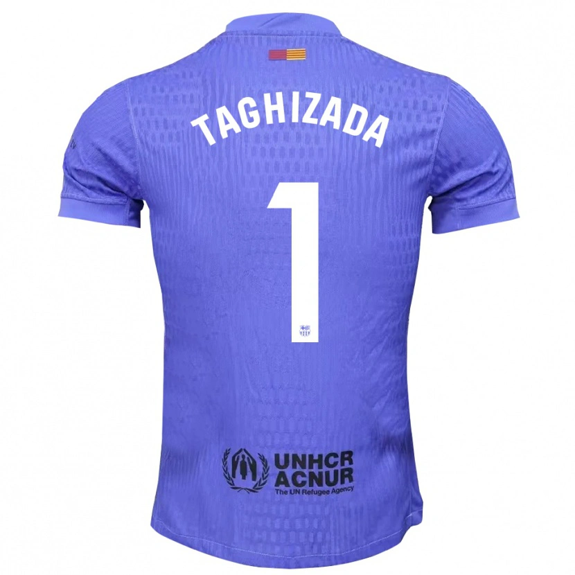 Danxen Damen Eldar Taghizada #1 Trikot Blau Schwarz Torwarttrikot 2025/26