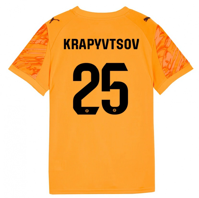 Danxen Damen Vladyslav Krapyvtsov #25 Trikot Orange Schwarz Torwarttrikot 2025/26