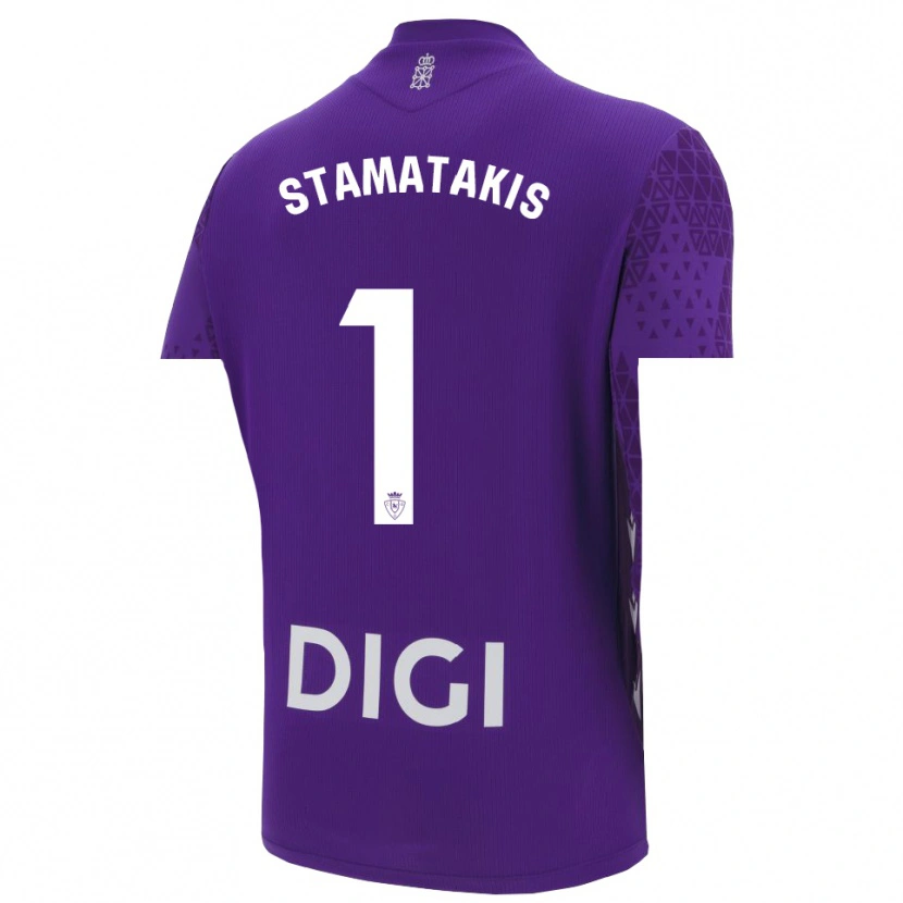 Danxen Damen Dimitrios Stamatakis #1 Trikot Violett Weiß Torwarttrikot 2025/26