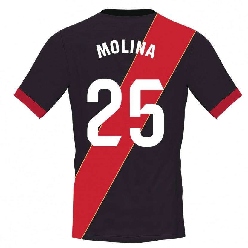 Danxen Damen Adrián Molina #25 Trikot Schwarz Rot Torwarttrikot 2025/26