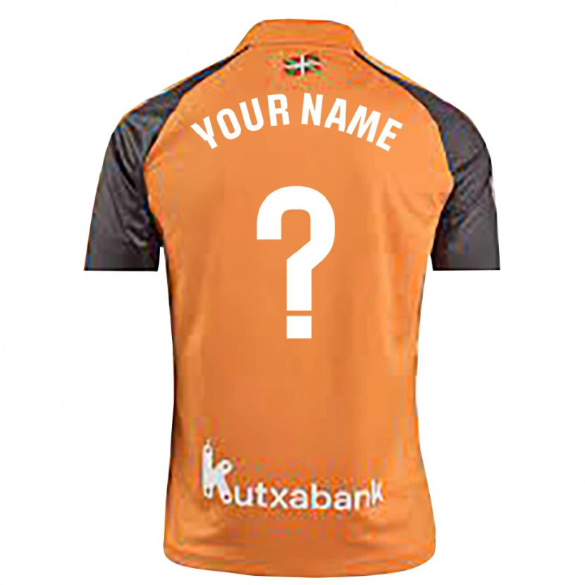 Danxen Damen Real Sociedad Schwarz Orange Trikot Torwarttrikot 2025/26