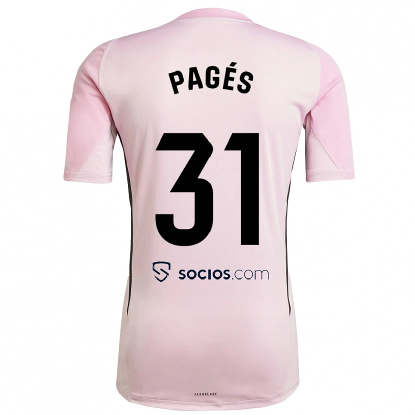 Danxen Damen Lukas Pagés #31 Trikot Pink Schwarz Torwarttrikot 2025/26