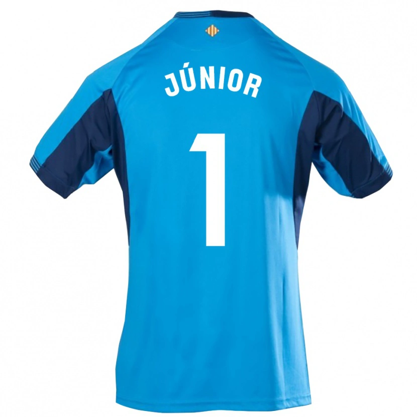Danxen Damen Luiz Júnior #1 Trikot Blau Weiß Torwarttrikot 2025/26