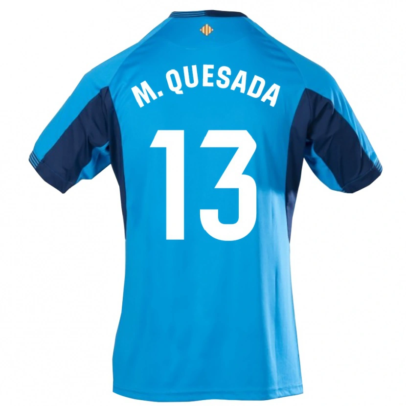 Danxen Damen Montserrat Quesada Carrasco #13 Trikot Blau Weiß Torwarttrikot 2025/26