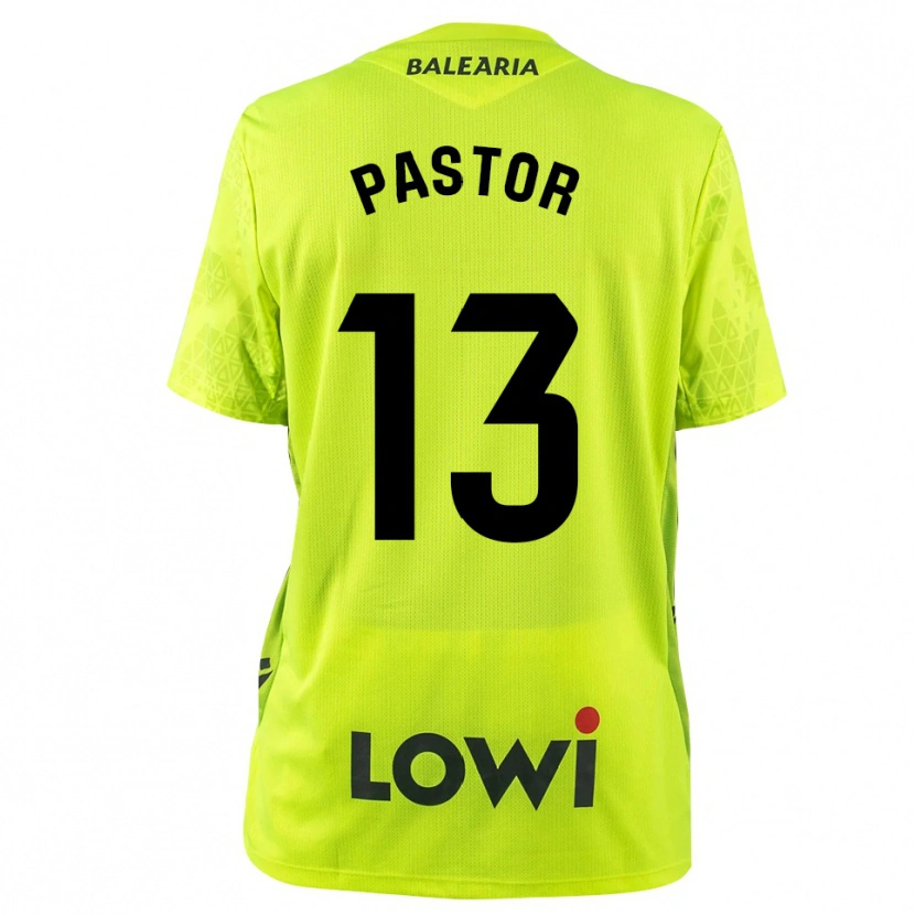 Danxen Damen Alfonso Pastor #13 Trikot Leuchtgrün Schwarz Torwarttrikot 2025/26