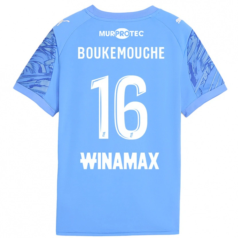 Danxen Damen Amine Boukemouche #16 Trikot Hellblau Weiß Torwarttrikot 2025/26