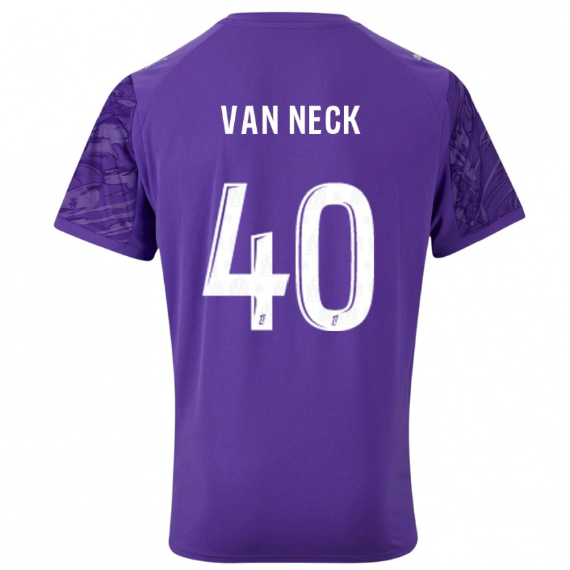 Danxen Damen Jelle Van Neck #40 Trikot Violett Weiß Torwarttrikot 2025/26