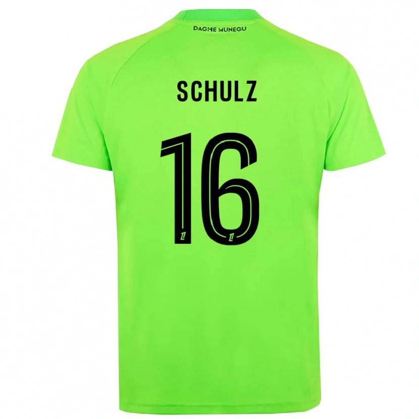 Danxen Damen Ethan Schulz #16 Trikot Grün Schwarz Torwarttrikot 2025/26