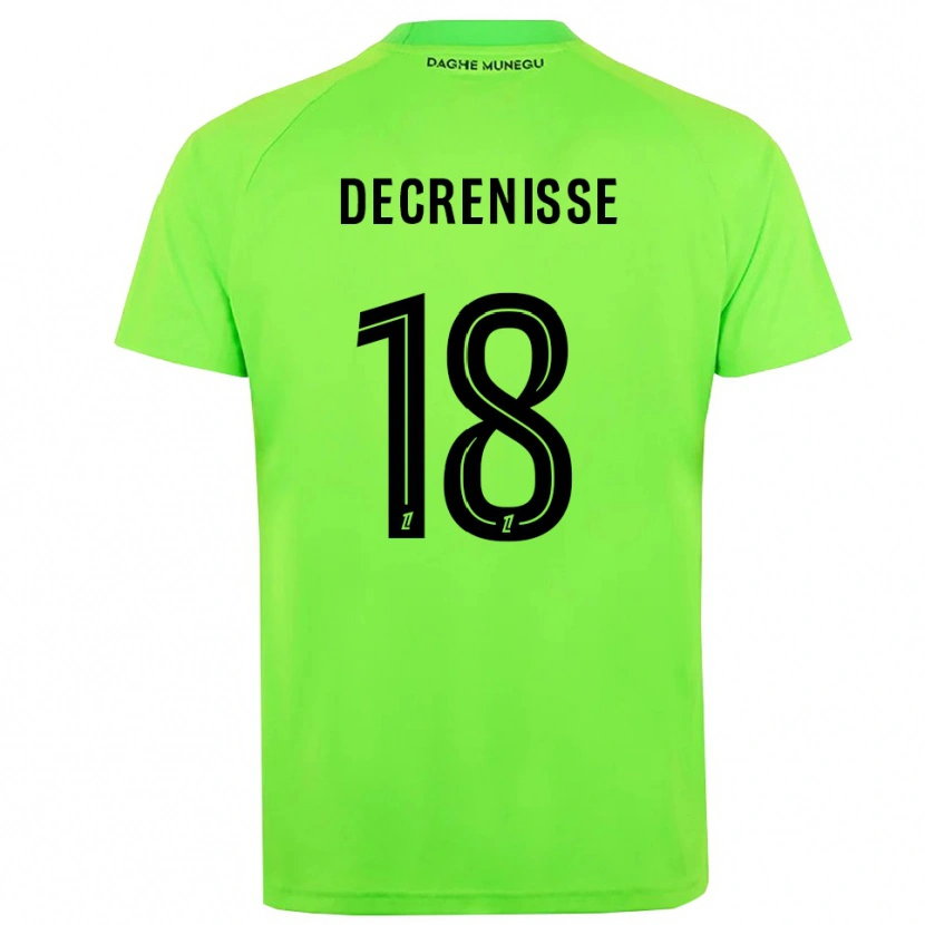 Danxen Damen Axel Decrenisse #18 Trikot Grün Schwarz Torwarttrikot 2025/26
