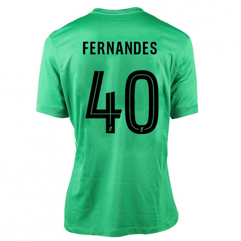 Danxen Damen Alyssa Fernandes #40 Trikot Grün Schwarz Torwarttrikot 2025/26