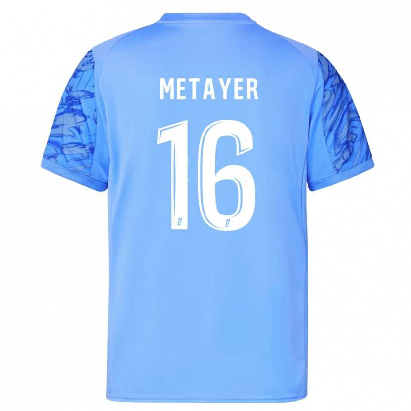 Danxen Damen Maxence Metayer #16 Trikot Blau Weiß Torwarttrikot 2025/26