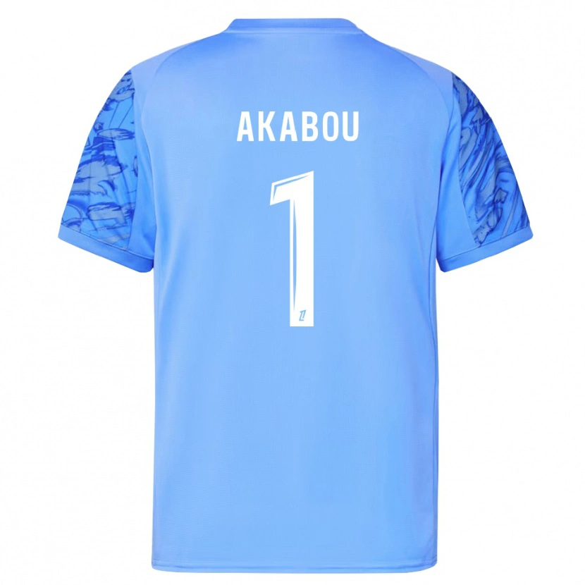 Danxen Damen Ayoub Akabou #1 Trikot Blau Weiß Torwarttrikot 2025/26