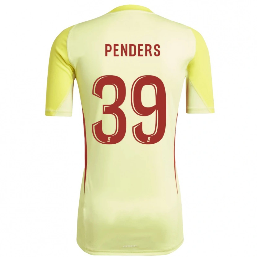 Danxen Damen Mike Penders #39 Trikot Hellgelb Rot Torwarttrikot 2025/26