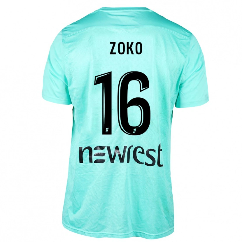 Danxen Damen Nathan Zoko #16 Trikot Aqua Schwarz Torwarttrikot 2025/26