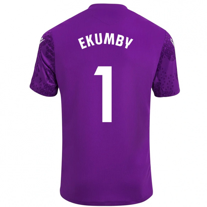 Danxen Damen Ekumby #1 Trikot Dunkelviolett Weiß Torwarttrikot 2025/26