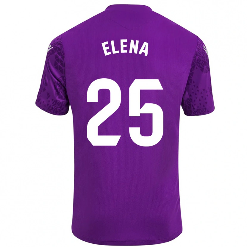Danxen Damen Elena Gómez Labrador #25 Trikot Dunkelviolett Weiß Torwarttrikot 2025/26