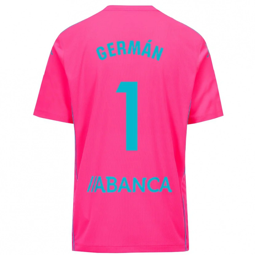 Danxen Damen Germán Parreño #1 Trikot Tiefpink Schwarz Torwarttrikot 2025/26