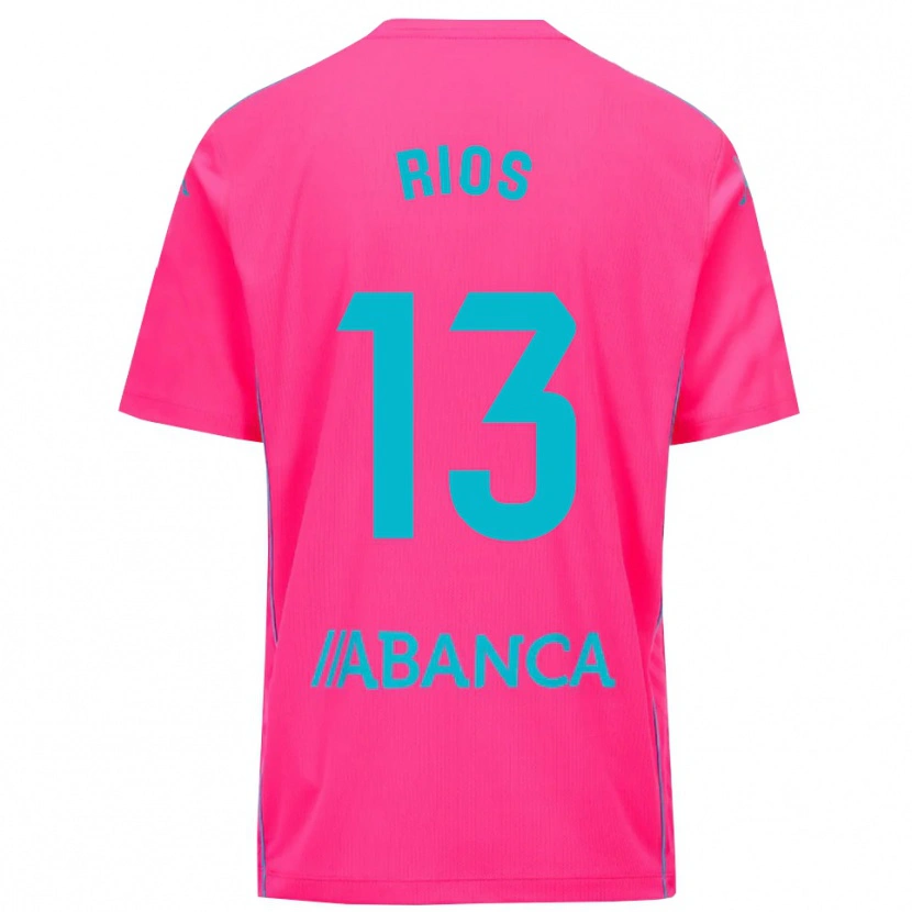 Danxen Damen Hugo Rios #13 Trikot Tiefpink Schwarz Torwarttrikot 2025/26