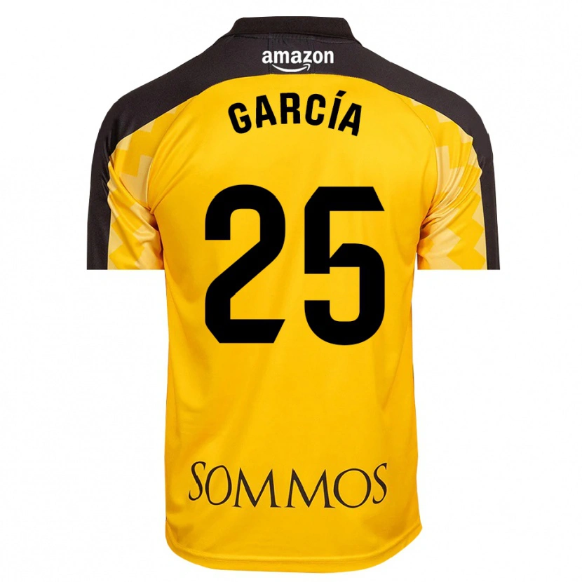 Danxen Damen Jaime García #25 Trikot Gelb Schwarz Torwarttrikot 2025/26