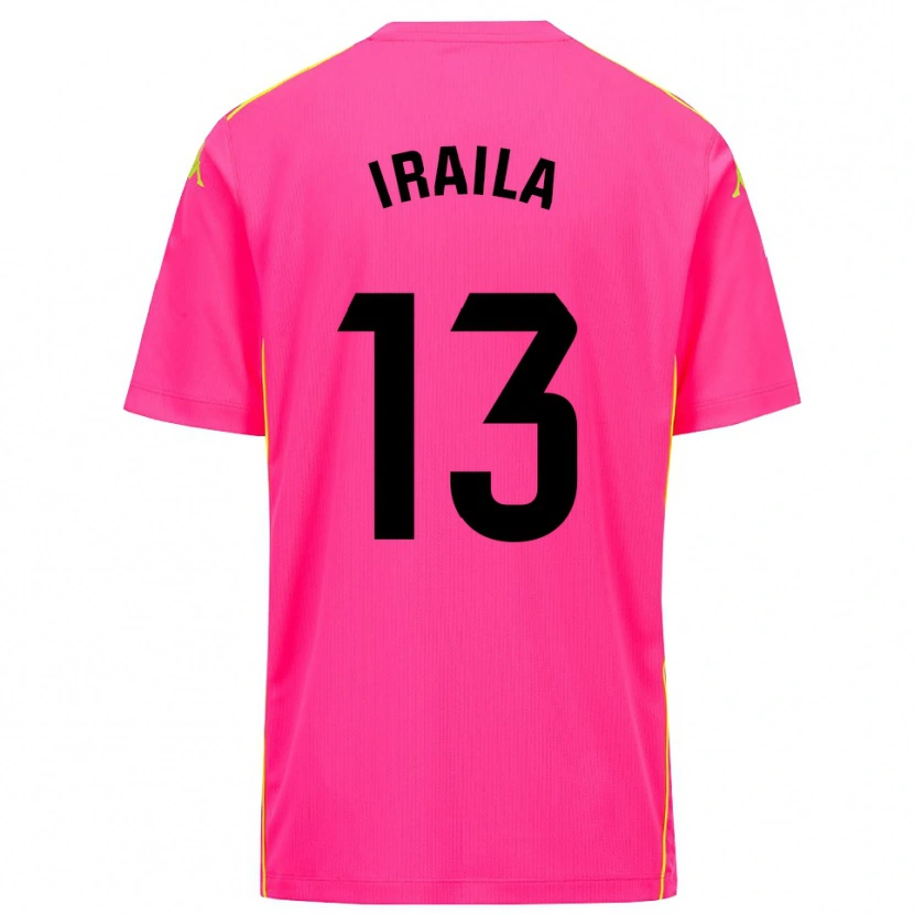 Danxen Damen Iraila Rivera Simón #13 Trikot Tiefpink Schwarz Torwarttrikot 2025/26