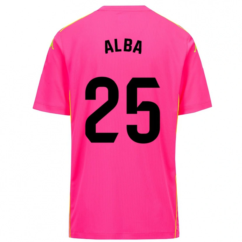 Danxen Damen Alba Acebes Rodríguez #25 Trikot Tiefpink Schwarz Torwarttrikot 2025/26