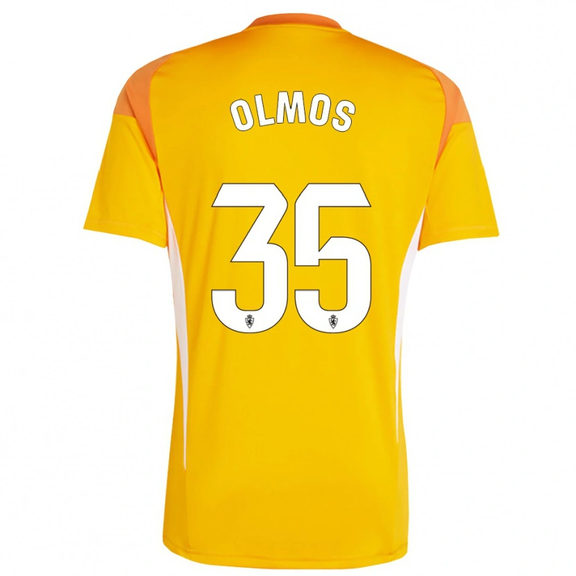 Danxen Damen Lucas Olmos #35 Trikot Dunkelorange Gelb Torwarttrikot 2025/26