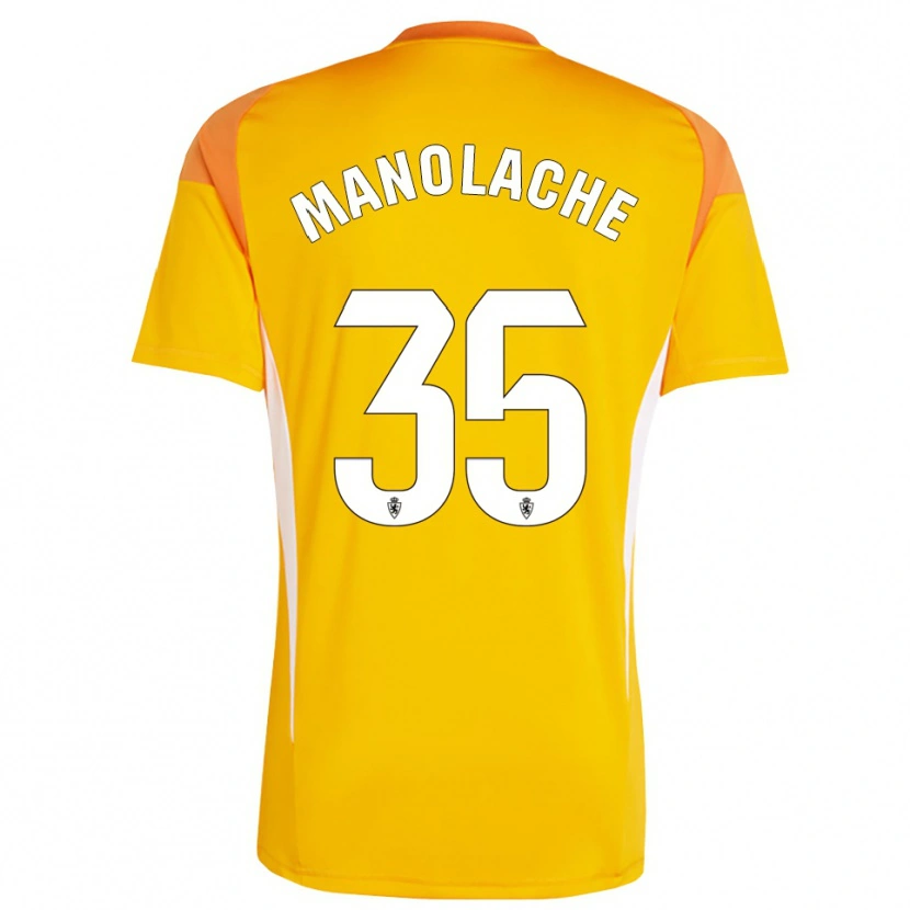 Danxen Damen Marcos Manolache #35 Trikot Dunkelorange Gelb Torwarttrikot 2025/26