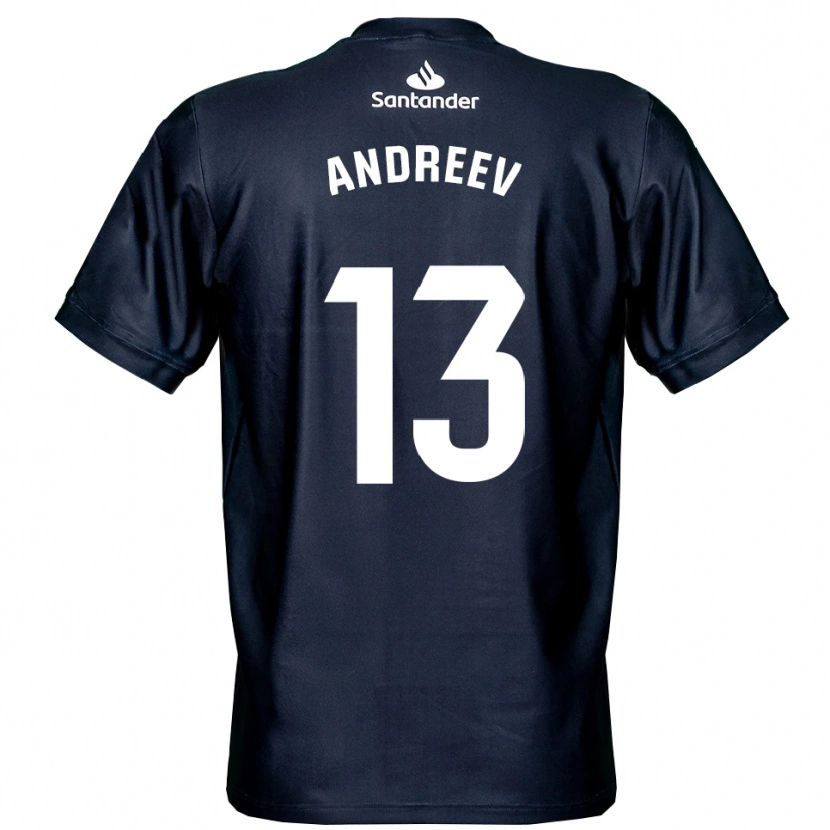 Danxen Damen Plamen Andreev #13 Trikot Mitternachtsblau Weiß Torwarttrikot 2025/26
