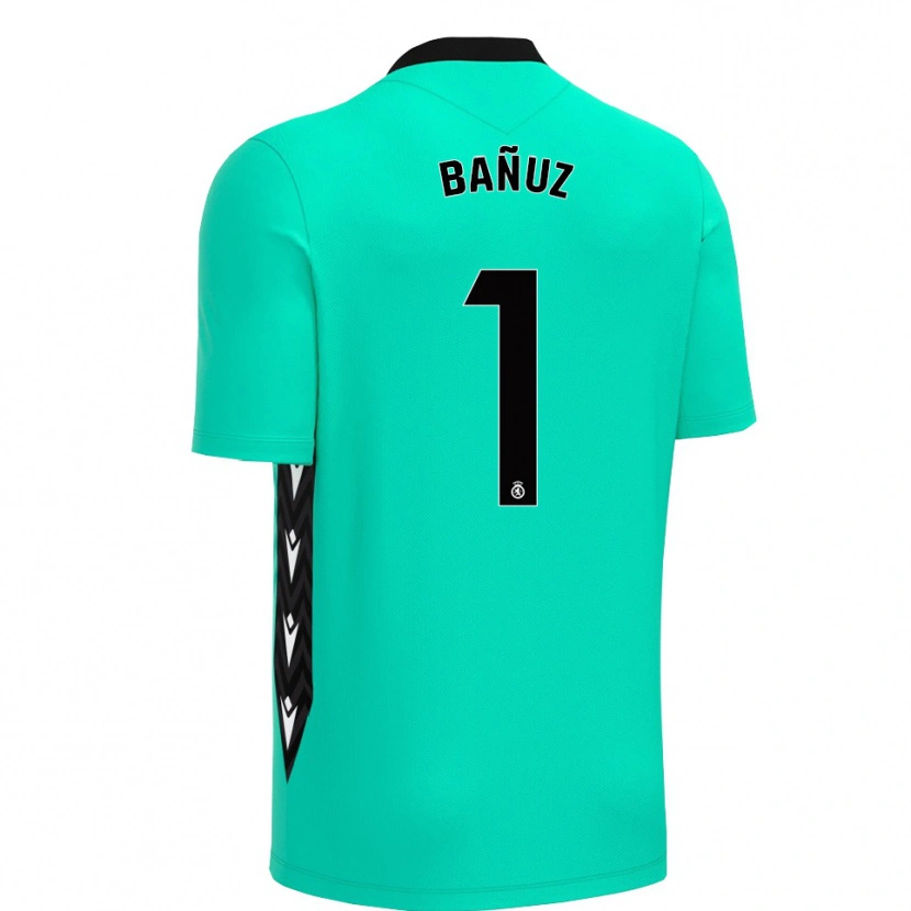 Danxen Damen Miguel Bañuz #1 Trikot Aqua Schwarz Torwarttrikot 2025/26