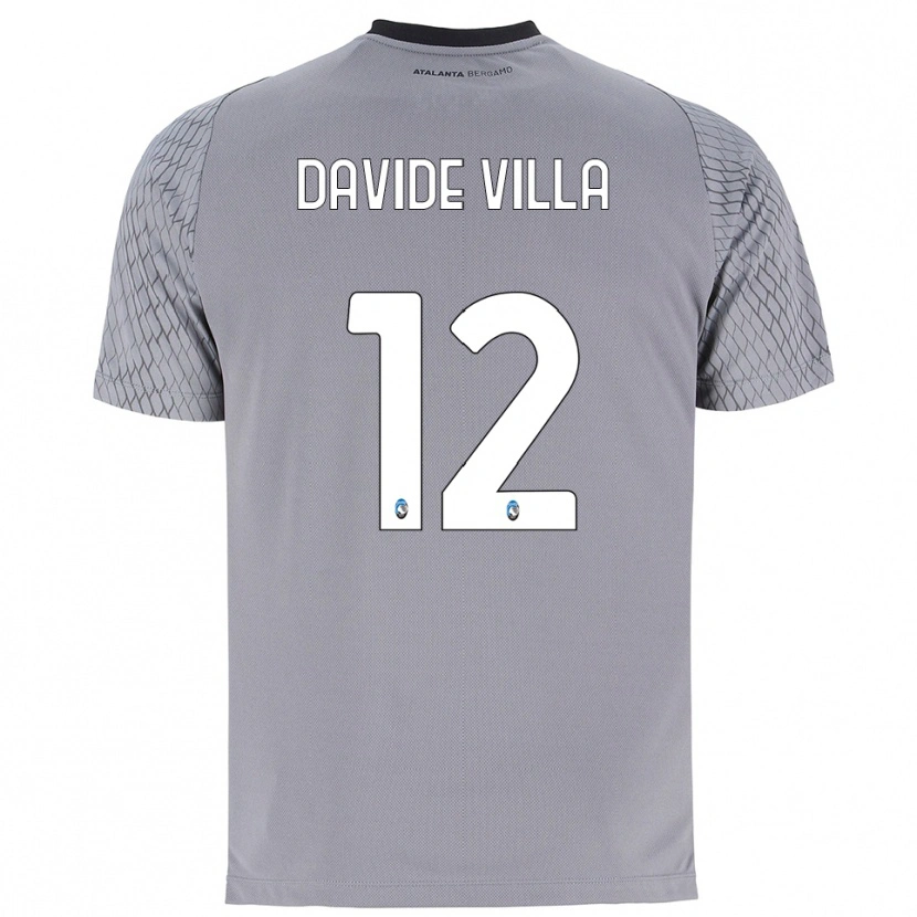 Danxen Damen Matteo Davide Villa #12 Trikot Grau Blau Rot Torwarttrikot 2025/26