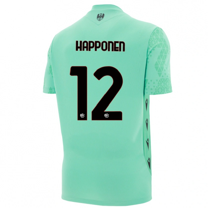 Danxen Damen Ukko Happonen #12 Trikot Mint Blau Schwarz Torwarttrikot 2025/26