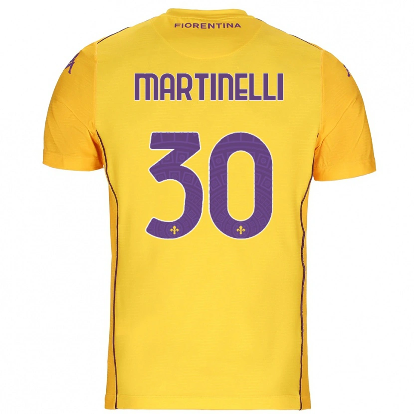 Danxen Damen Tommaso Martinelli #30 Trikot Orange Gelb Lila Torwarttrikot 2025/26