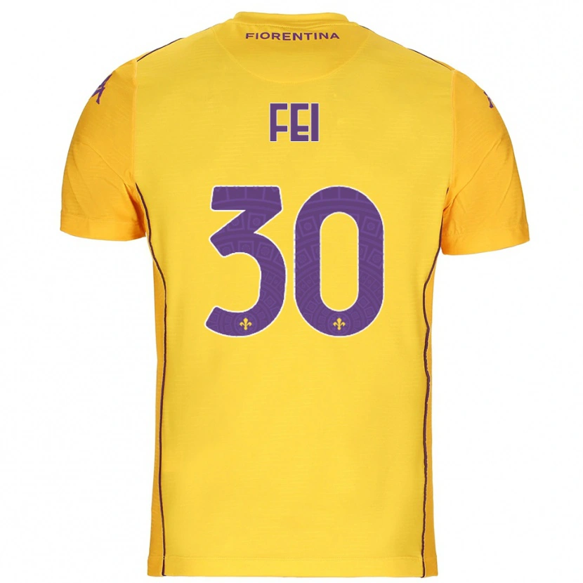 Danxen Damen Gianmaria Fei #30 Trikot Orange Gelb Lila Torwarttrikot 2025/26
