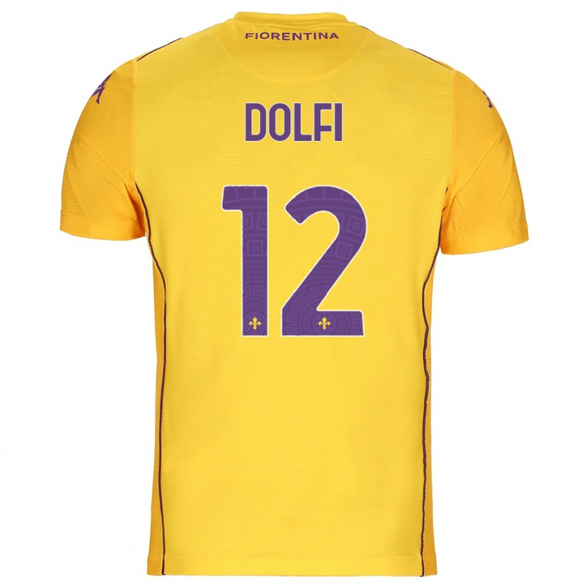 Danxen Damen Brando Dolfi #12 Trikot Orange Gelb Lila Torwarttrikot 2025/26