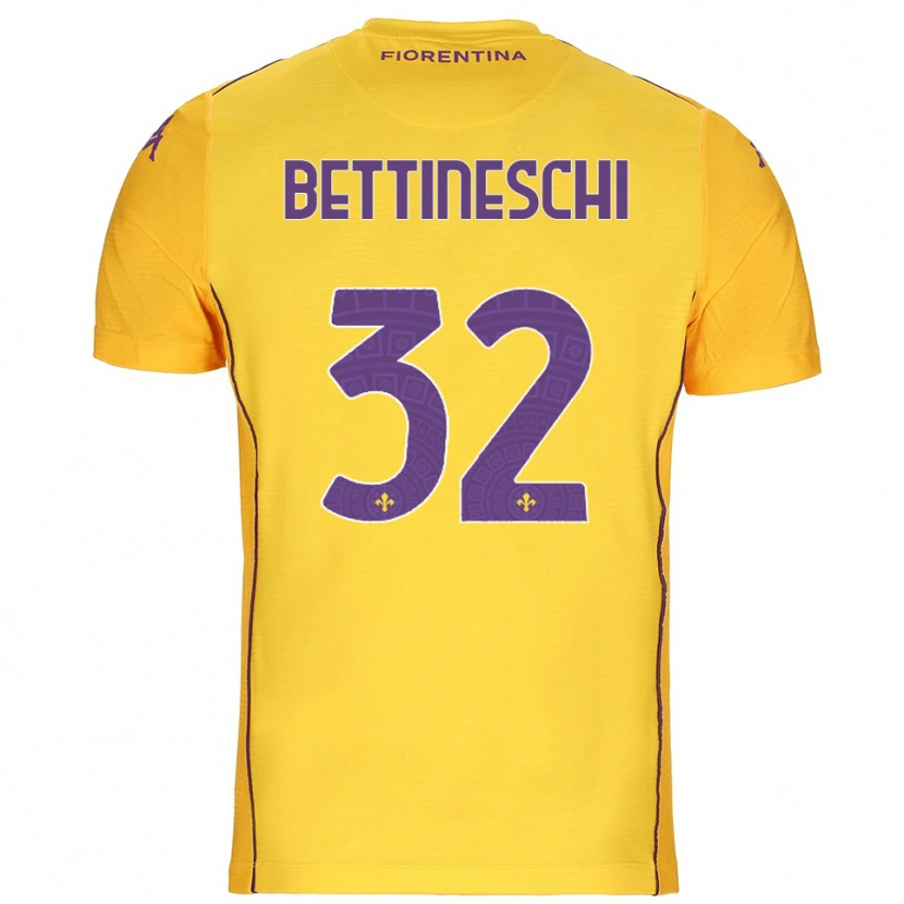Danxen Damen Giorgia Bettineschi #32 Trikot Orange Gelb Lila Torwarttrikot 2025/26