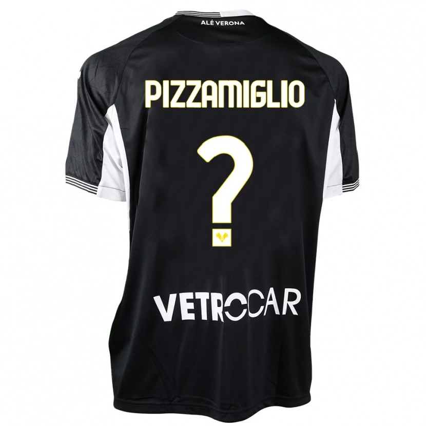 Danxen Damen Gianmaria Pizzamiglio #0 Trikot Schwarz Weiß Torwarttrikot 2025/26