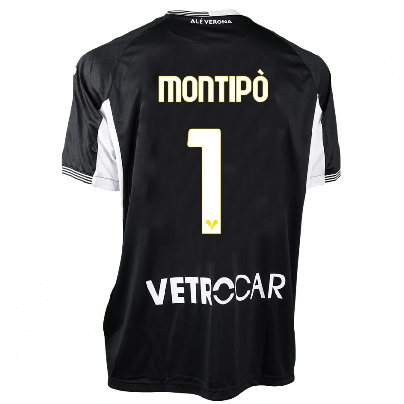Danxen Damen Lorenzo Montipò #1 Trikot Schwarz Weiß Torwarttrikot 2025/26