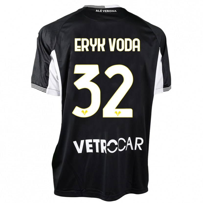 Danxen Damen Eryk Vodă #32 Trikot Schwarz Weiß Torwarttrikot 2025/26